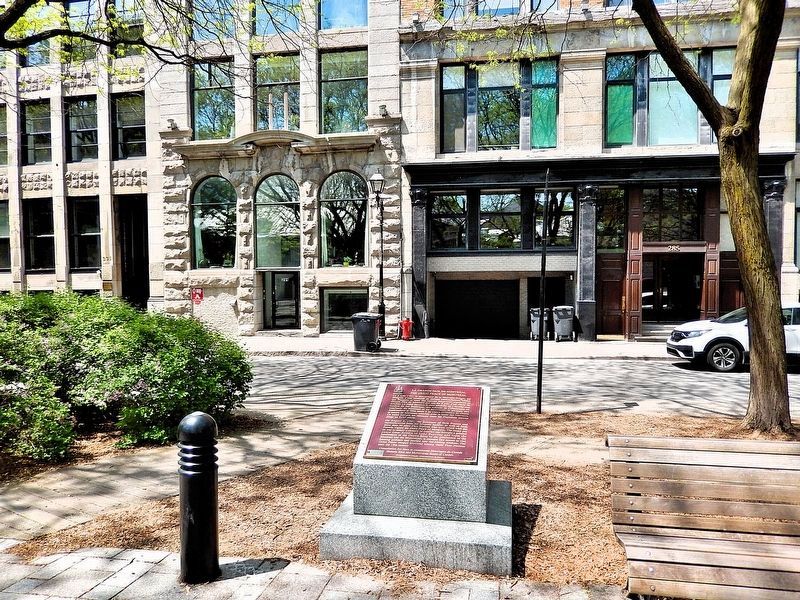 La Grande Paix de Montréal/The Great Peace of Montréal Marker. Click for full size. La Grande Paix de Montréal/The Great Peace of Montréal Marker image. Click for full size.