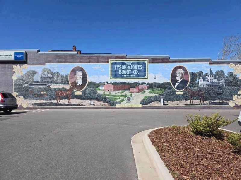 Tyson & Jones Buggy Company Mural located in Carthage image. Click for full size.