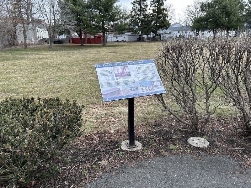 The Old Schuyler Burying Ground Marker. Click for full size. The Old Schuyler Burying Ground Marker image. Click for full size.