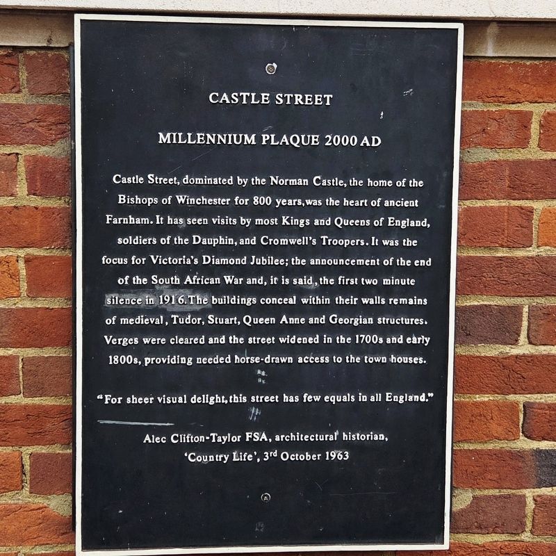 Castle Street Marker. Click for full size. Castle Street Marker image. Click for full size.