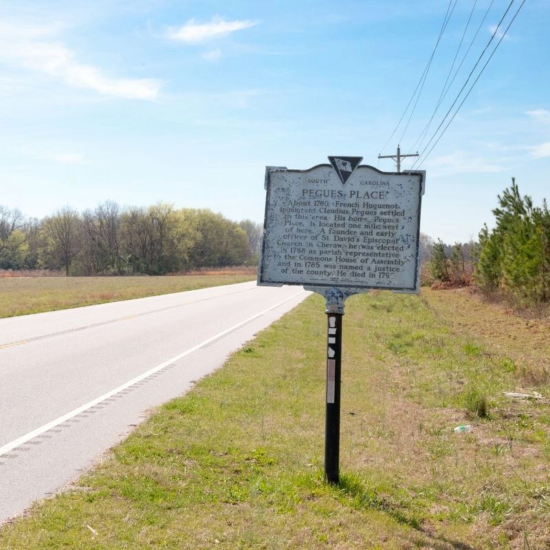 Pegues Place / Revolutionary Cartel Marker. Click for full size. Pegues Place / Revolutionary Cartel Marker image. Click for full size.