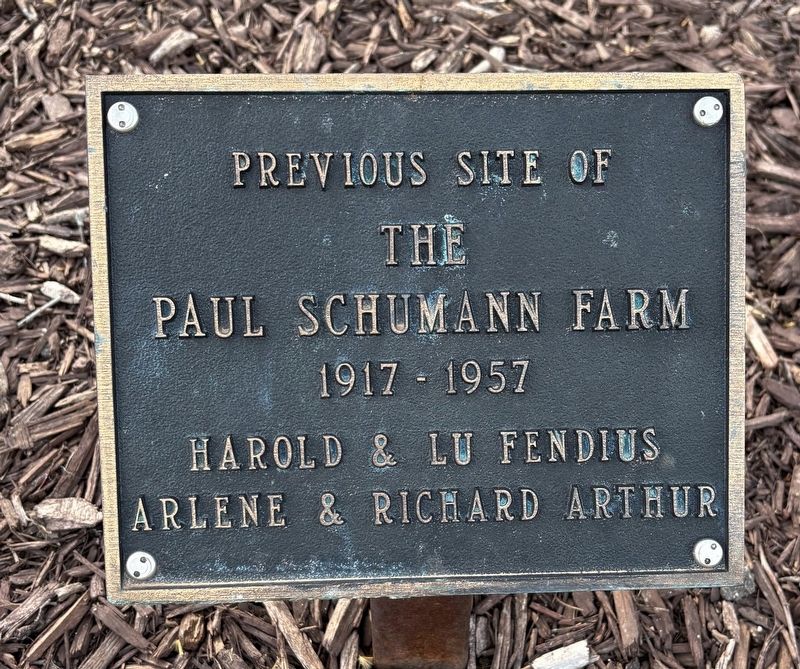 Paul Schumann Farm Marker. Click for full size. Paul Schumann Farm Marker image. Click for full size.