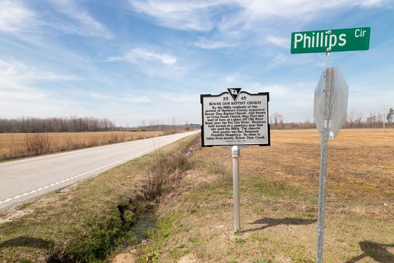 Beaver Dam Baptist Church Marker. Click for full size. Beaver Dam Baptist Church Marker image. Click for full size.