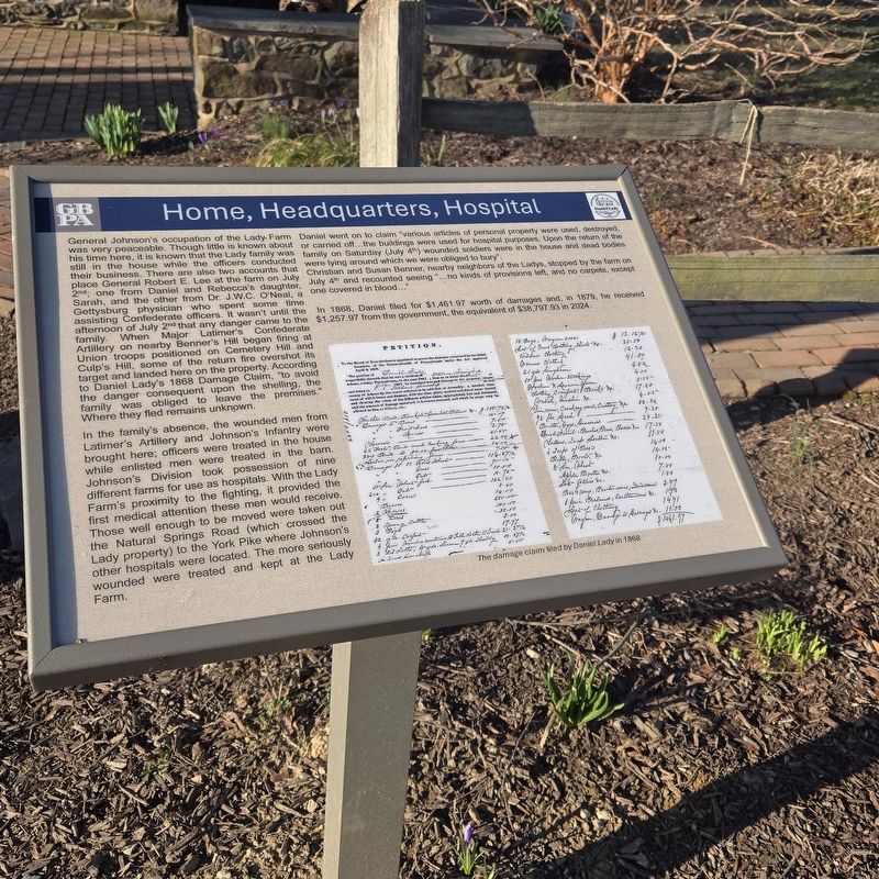 Home, Headquarters, Hospital Marker. Click for full size. Home, Headquarters, Hospital Marker image. Click for full size.