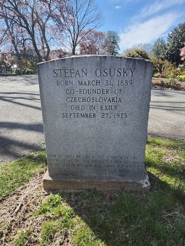 Stephen Osusky Marker Reverse. Click for full size. Stephen Osusky Marker Reverse image. Click for full size.