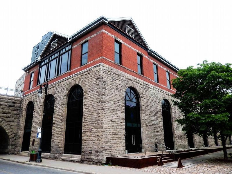 Former Dalhousie Railroad Station<br>(<i>southeast elevation</i>) image. Click for full size.