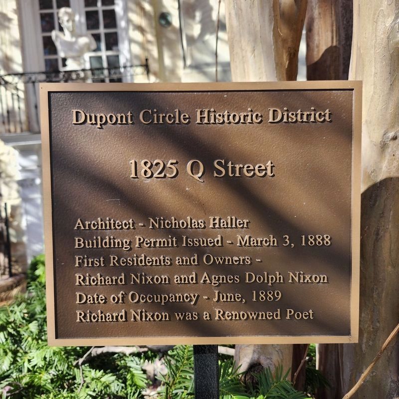 1825 Q Street Marker. Click for full size. 1825 Q Street Marker image. Click for full size.