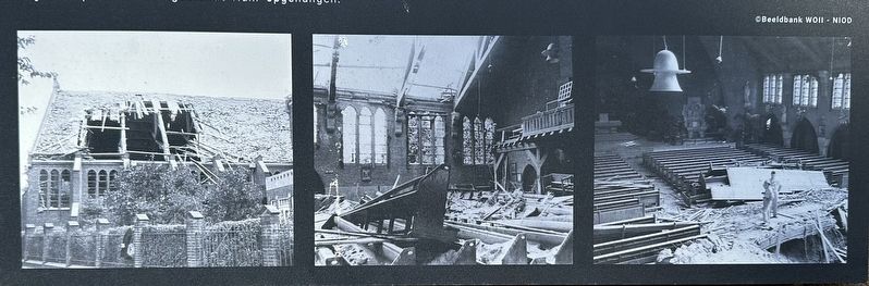 Marker photos, showing the destruction to Sint Ritakerk. Click for full size. Marker photos, showing the destruction to Sint Ritakerk image. Click for full size.