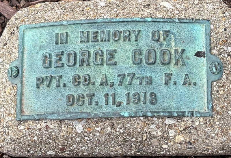 George Cook Marker image. Click for full size.