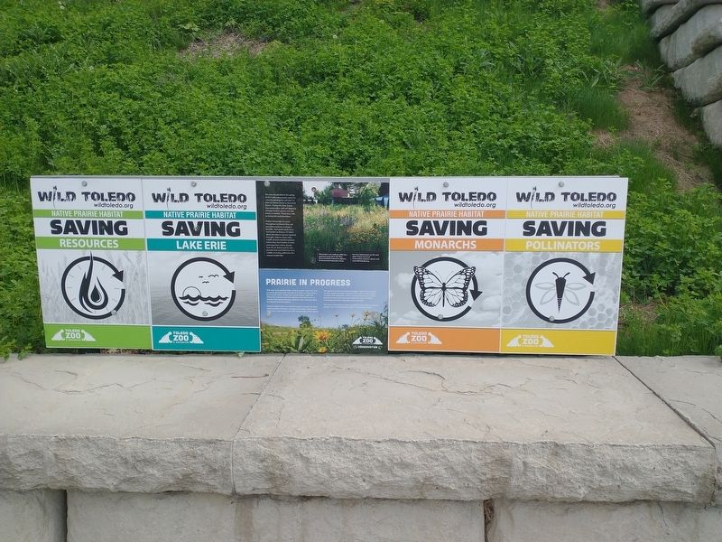 Prairie In Progress Marker. Click for full size. Prairie In Progress Marker image. Click for full size.