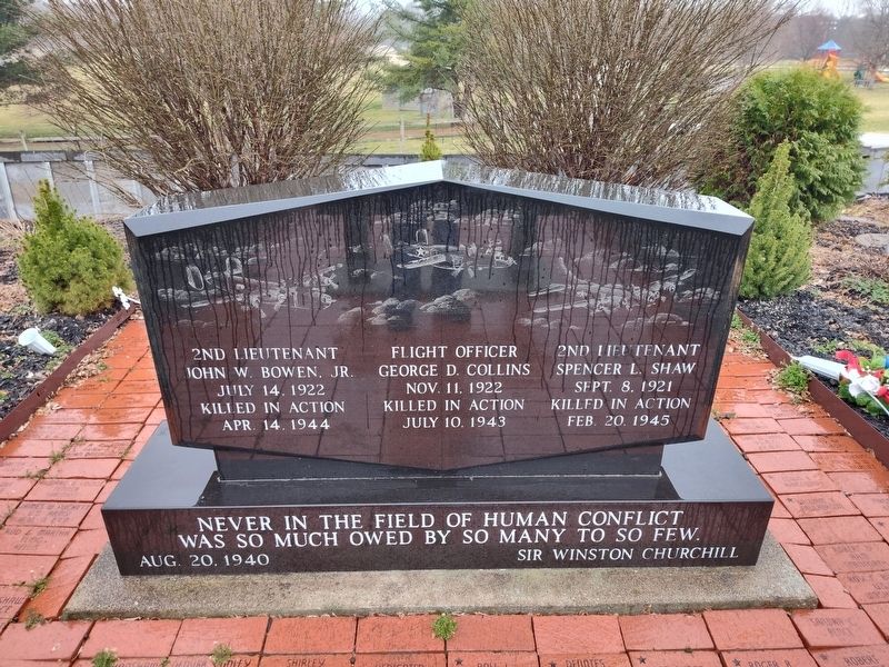 Highland High School World War II Memorial Marker image. Click for full size.