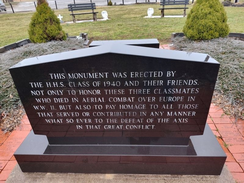 Highland High School World War II Memorial image. Click for full size.