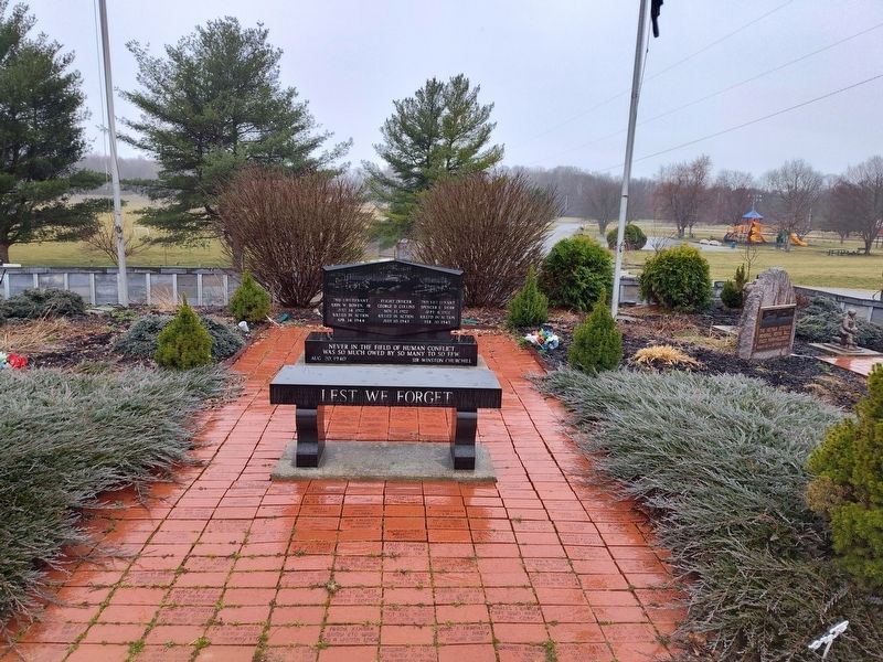 Highland High School World War II Memorial image. Click for full size.