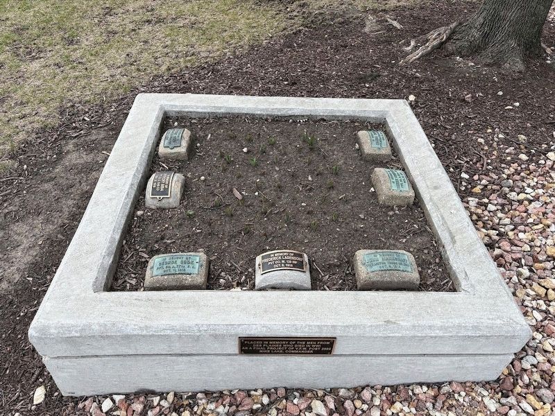 World War I memorial garden image. Click for full size.