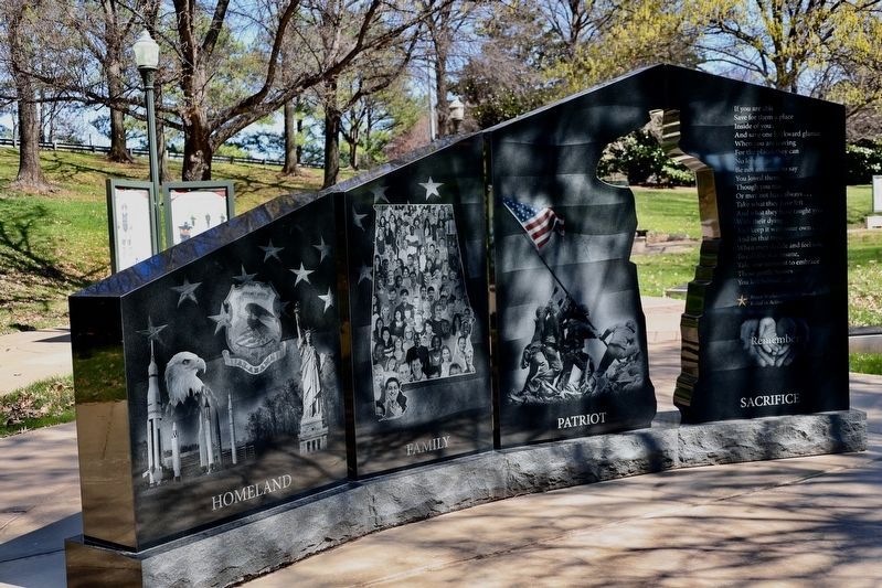 Alabama Gold Star Families Memorial Monument Homeland. Family. Patriot. Sacrifice. image. Click for full size.