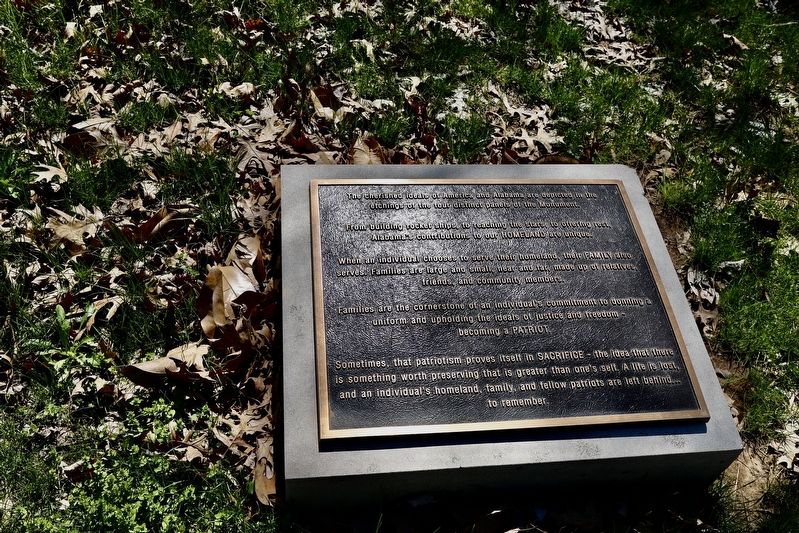 Alabama Gold Star Families Memorial Monument image. Click for full size.