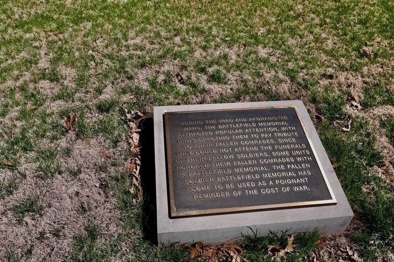 4th Plaque - The Battlefield Memorial Iraq and Afghanistan wars. Click for full size. 4th Plaque - The Battlefield Memorial Iraq and Afghanistan wars image. Click for full size.
