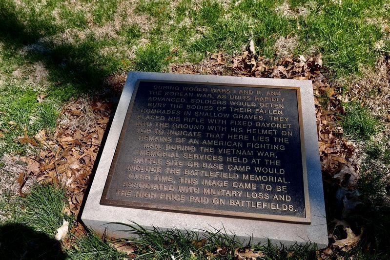 3rd Plaque - Battlefield Memorial WWI, WWII, Korea. Click for full size. 3rd Plaque - Battlefield Memorial WWI, WWII, Korea image. Click for full size.