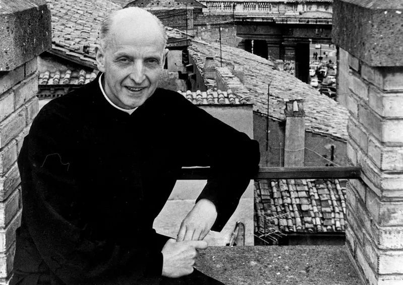 Pedro Arrupe, S.J. in Rome. Click for full size. Pedro Arrupe, S.J. in Rome image. Click for full size.