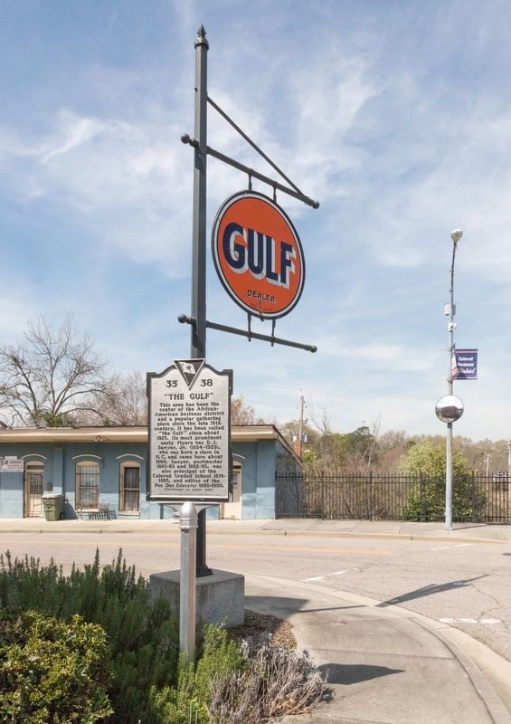 The Gulf Sign and Marker. Click for full size. The Gulf Sign and Marker image. Click for full size.