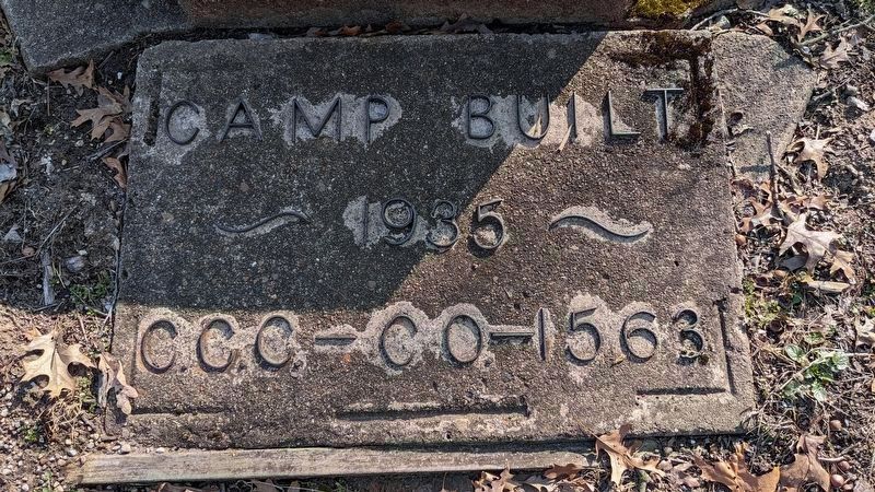 CCC Flagpole Plaque. Click for full size. CCC Flagpole Plaque image. Click for full size.