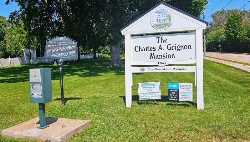 Charles A. Grigson Mansion Entrance. Click for full size. Charles A. Grigson Mansion Entrance image. Click for full size.
