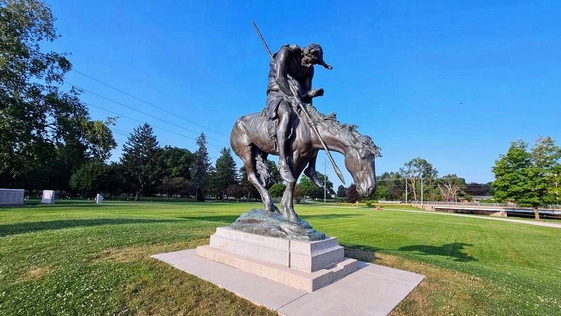 The End of the Trail Statue. Click for full size. The End of the Trail Statue image. Click for full size.