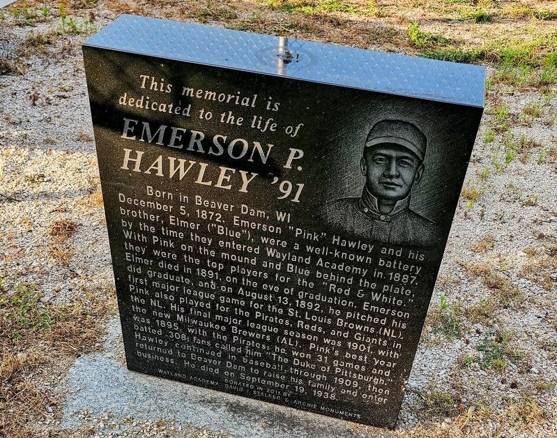 Emerson P. Hawley '91 Marker image. Click for full size.