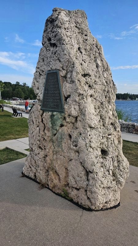 First Permanent Colony in Door County Marker. Click for full size. First Permanent Colony in Door County Marker image. Click for full size.