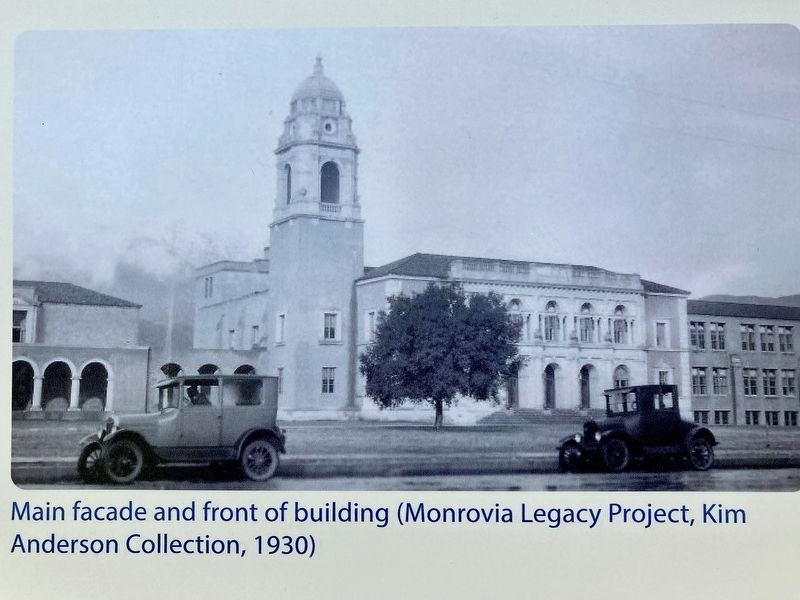 Monrovia High School - 1930 image. Click for full size.