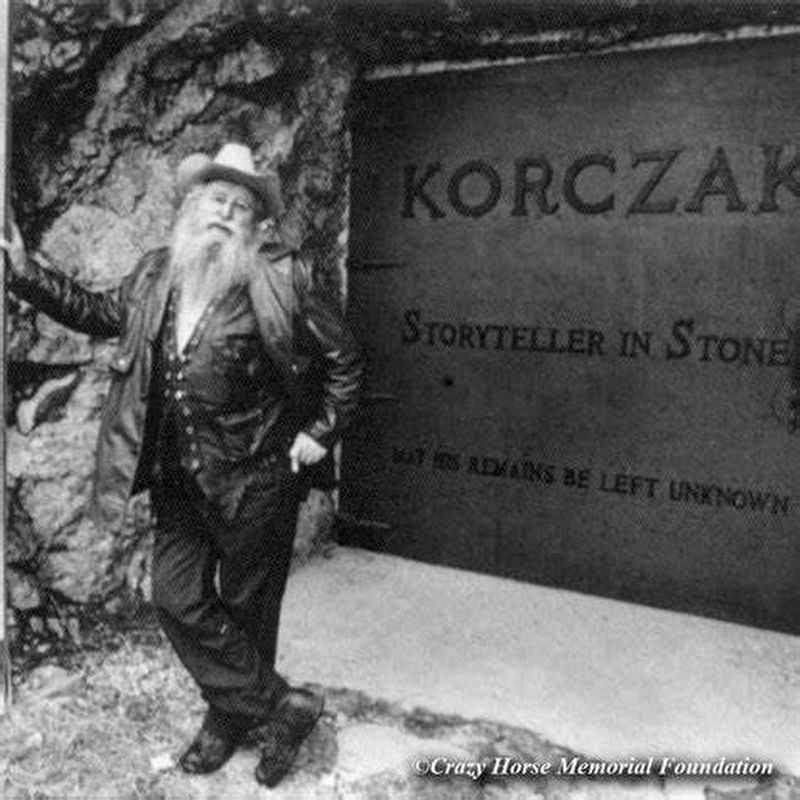 Korczak Ziolkowski. Click for full size. Korczak Ziolkowski image. Click for full size.