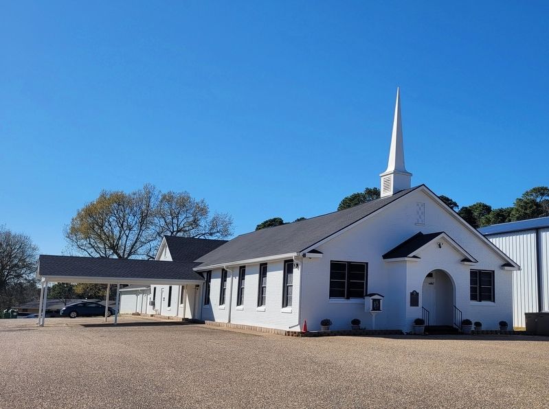 Pleasant Hill Missionary Baptist Church and Marker image. Click for full size.
