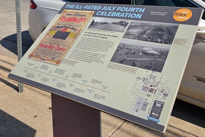The Ill-Fated July Fourth Celebration Marker. Click for full size. The Ill-Fated July Fourth Celebration Marker image. Click for full size.