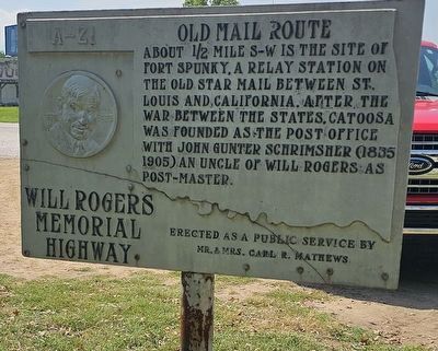 Old Mail Route Marker image. Click for full size.