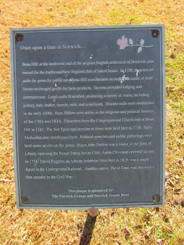 Bean Hill Marker image. Click for full size.