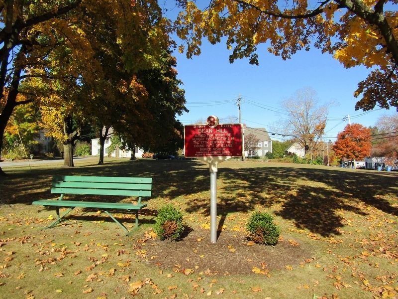 Bean Hill Marker. Click for full size. Bean Hill Marker image. Click for full size.