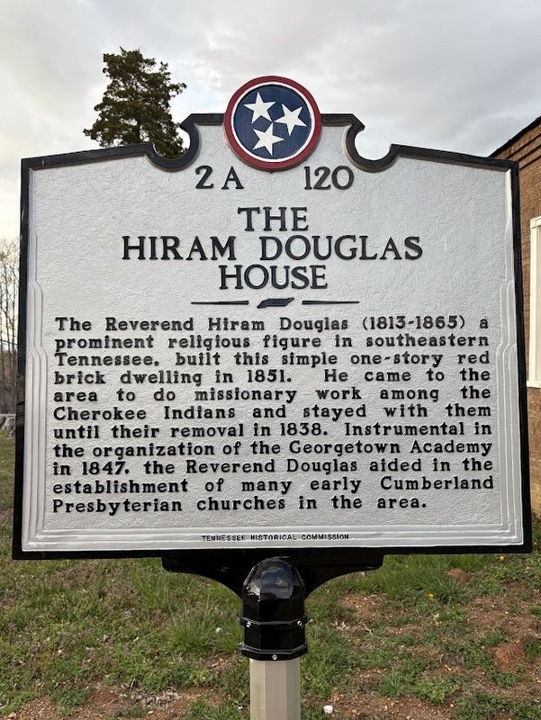 The Hiram Douglas House Marker image. Click for full size.