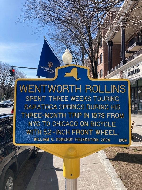 Wentworth Rollins Marker. Click for full size. Wentworth Rollins Marker image. Click for full size.