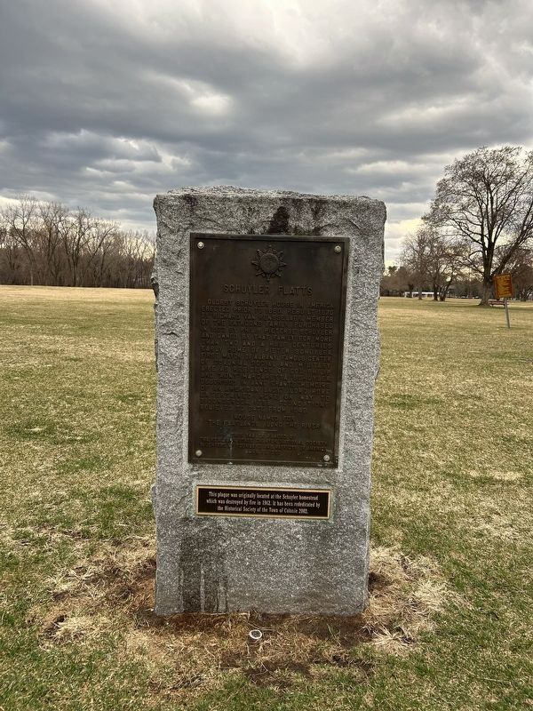 Schuyler Flatts Marker. Click for full size. Schuyler Flatts Marker image. Click for full size.