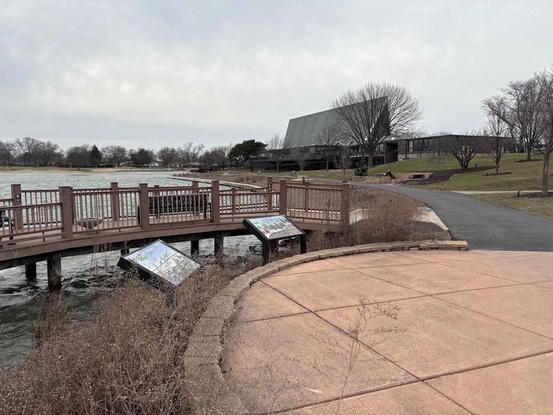 Lake Park History Marker image. Click for full size.
