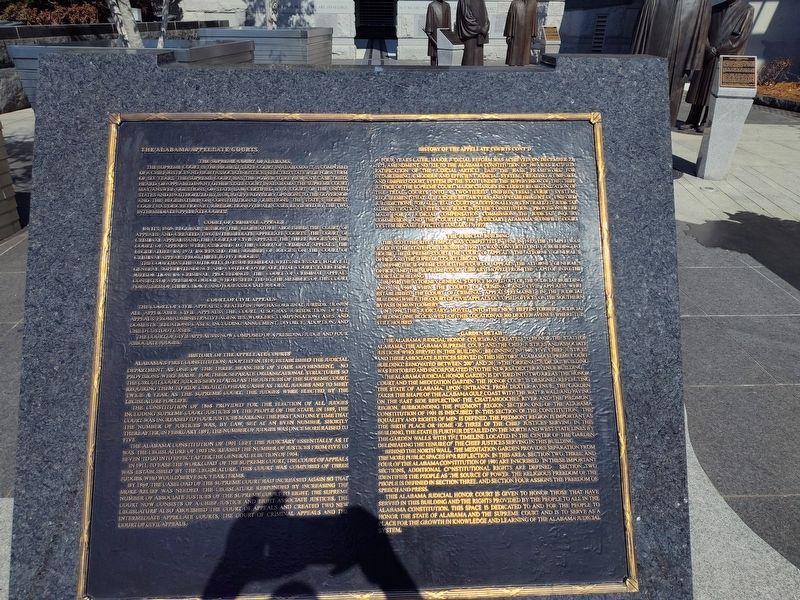 The Alabama Appellate Courts Marker image. Click for full size.