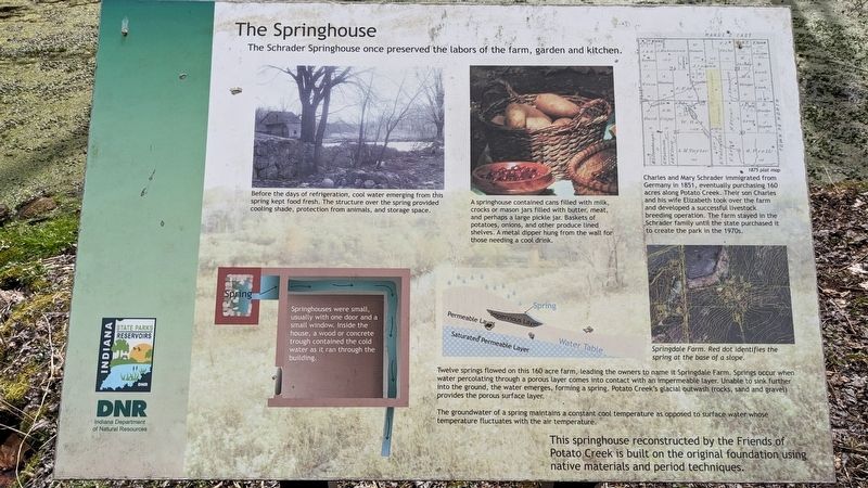 The Springhouse Marker image. Click for full size.