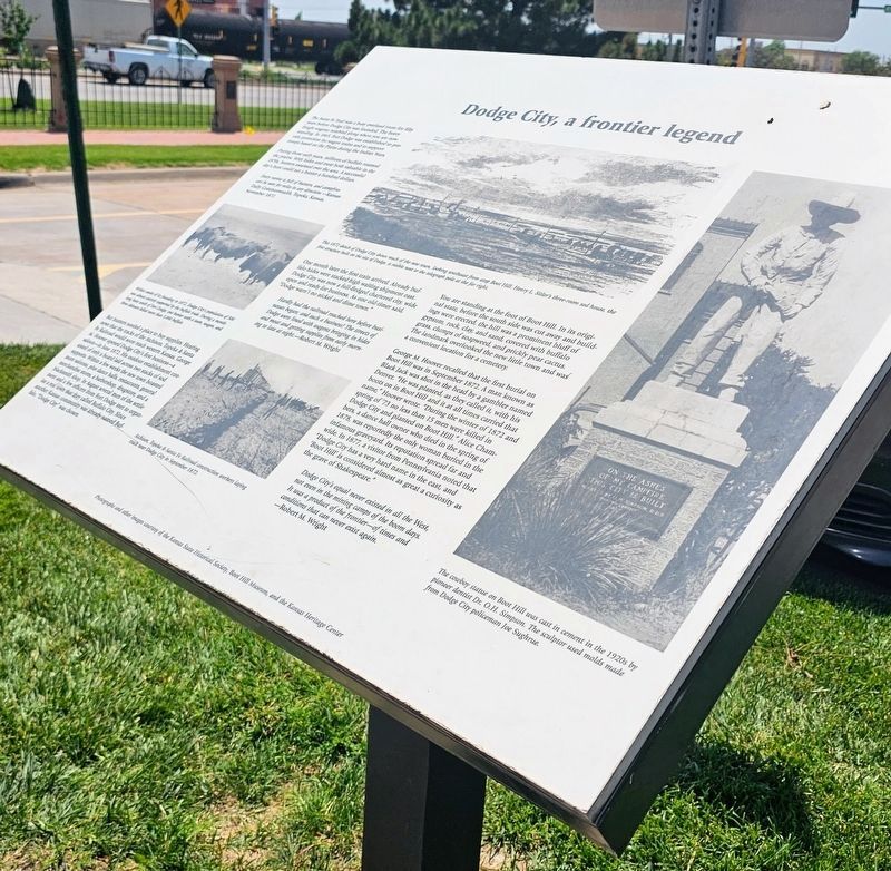 Dodge City, a frontier legend Marker. Click for full size. Dodge City, a frontier legend Marker image. Click for full size.