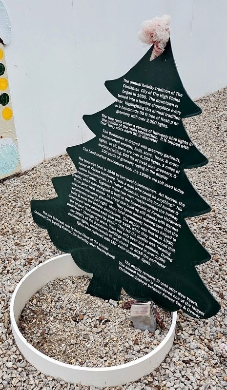 The Christmas City of the High Plains Marker image. Click for full size.