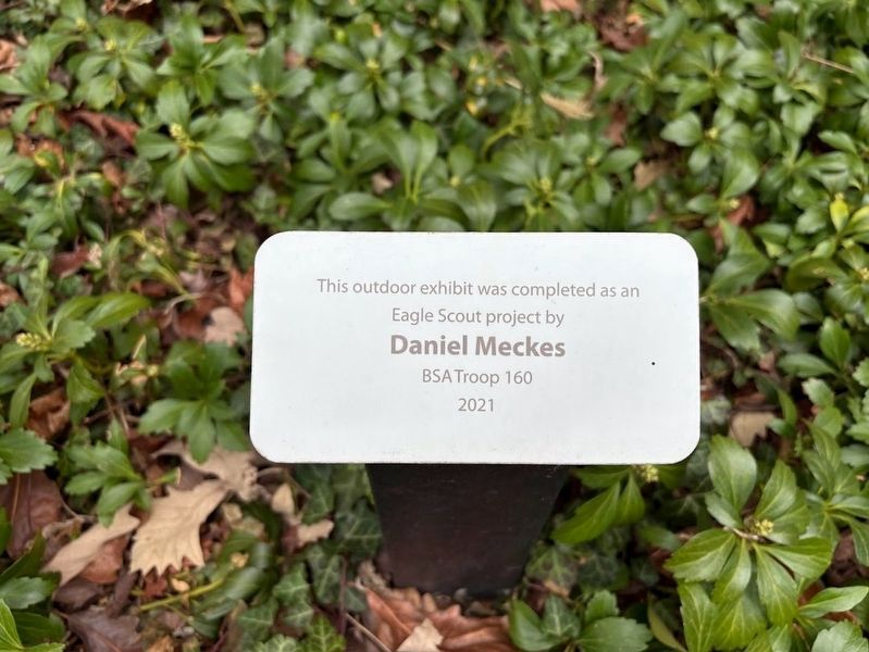 Eagle Scout project sign image. Click for full size.