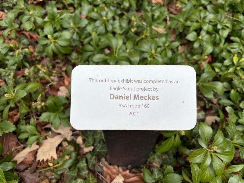 Eagle Scout project sign image. Click for full size.