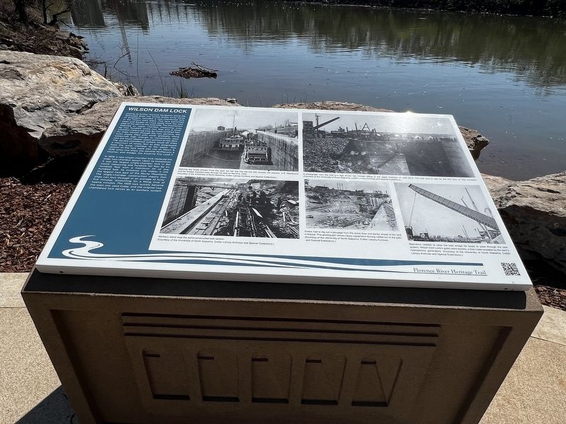 Wilson Dam Lock Marker image. Click for full size.