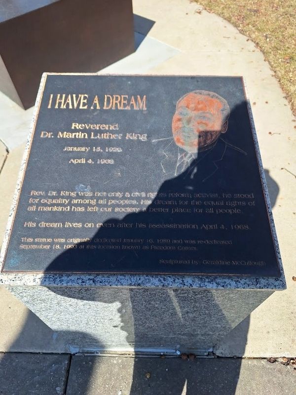 I Have a Dream Marker. Click for full size. I Have a Dream Marker image. Click for full size.