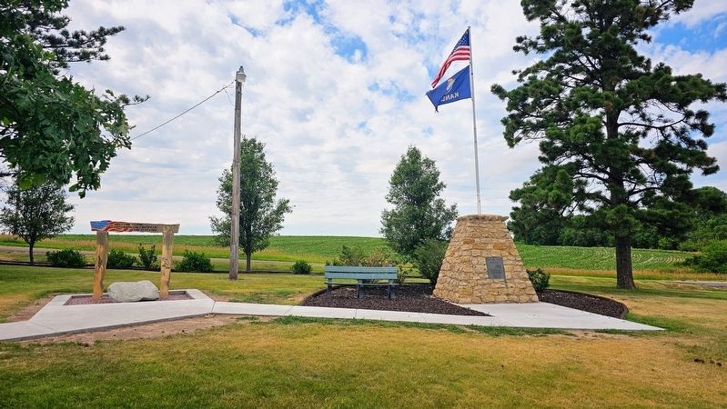 The Geographic Center of the United States Marker image. Click for full size.