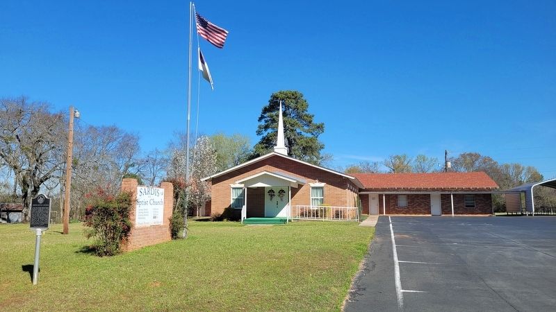 Sardis Baptist Church and Marker. Click for full size. Sardis Baptist Church and Marker image. Click for full size.
